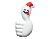 3D X Mas Icon zum Aufkleben